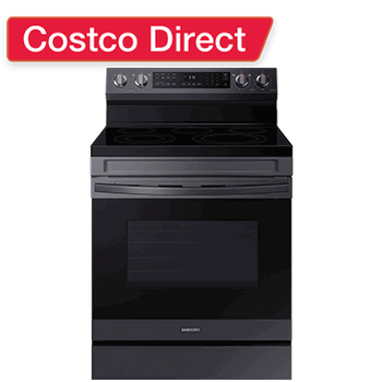 Samsung 6.3 cu. ft. Smart Freestanding Electric Range with No-Preheat Air Fry and Convection