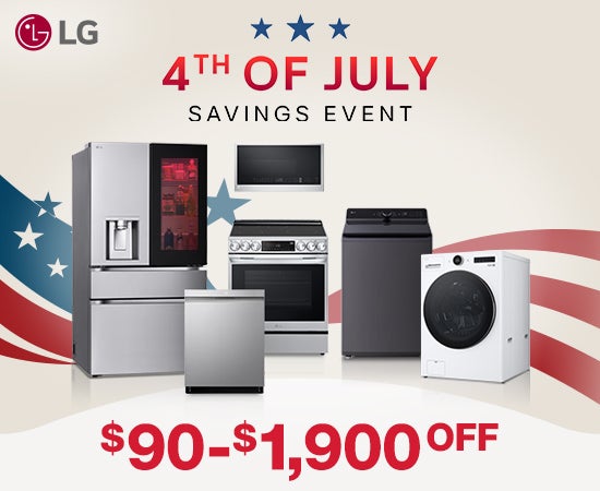 4th of July lg appliance savings