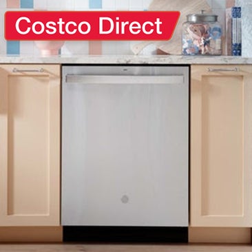 GE 45 dBa Top Control Dishwasher with Stainless Steel Tub, 3rd Rack and Bottle Jets