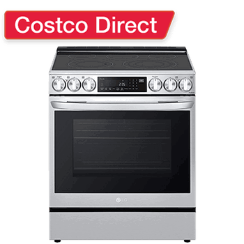 LG 6.3 cu. ft. Smart Wi-Fi Enabled InstaView Electric Slide-In Range with ProBake Convection and Air Fry