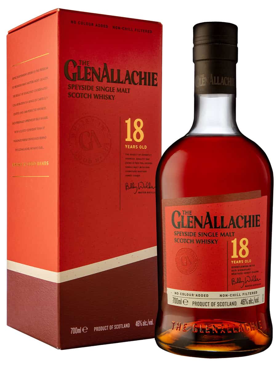 GlenAllachie 18 Year Old 2024 Release Speyside Single Malt Scotch Whisky 70cl