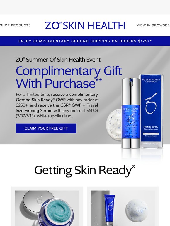 ZO Summer Of Skin Health Event Happening Now