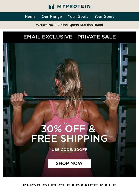 30% off & FREE shipping 🚚💨