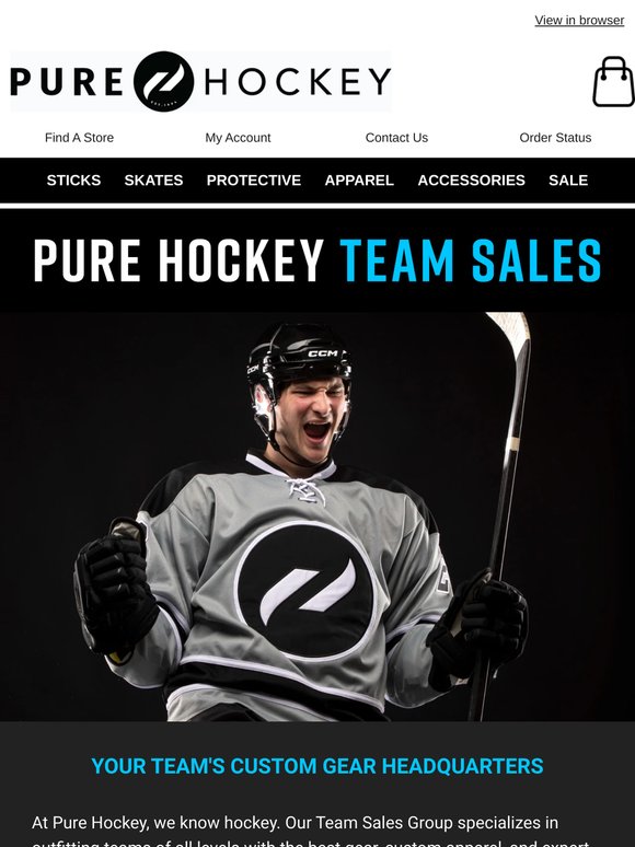 Get Your Team Geared Up For Greatness With Pure Hockey Team Sales