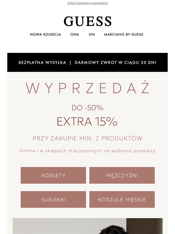 [WYPRZEDAŻ] Do -50% + EXTRA -15%