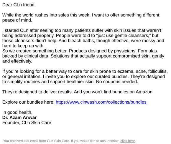 A note from our founder, Dr. Anwar