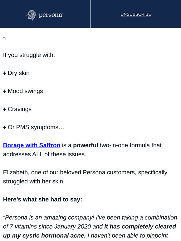 "Cleared up my cystic hormonal acne"