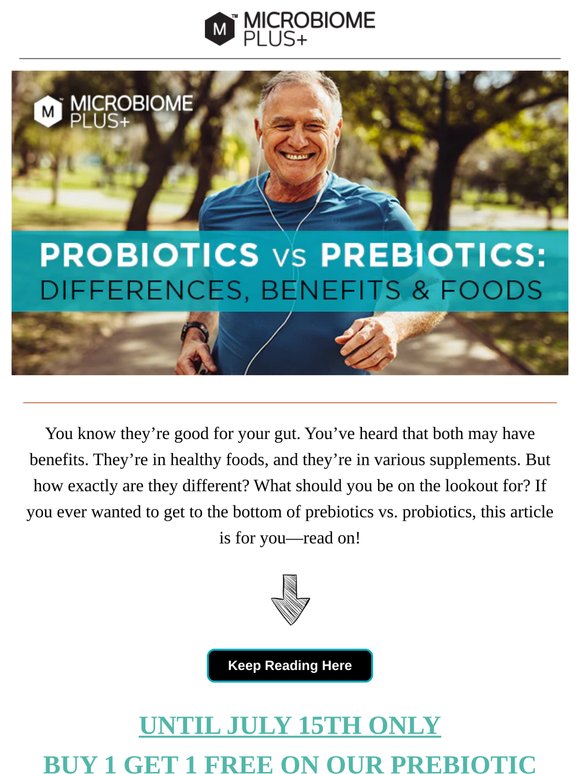 What's the Difference Between Probiotics and Prebiotics?