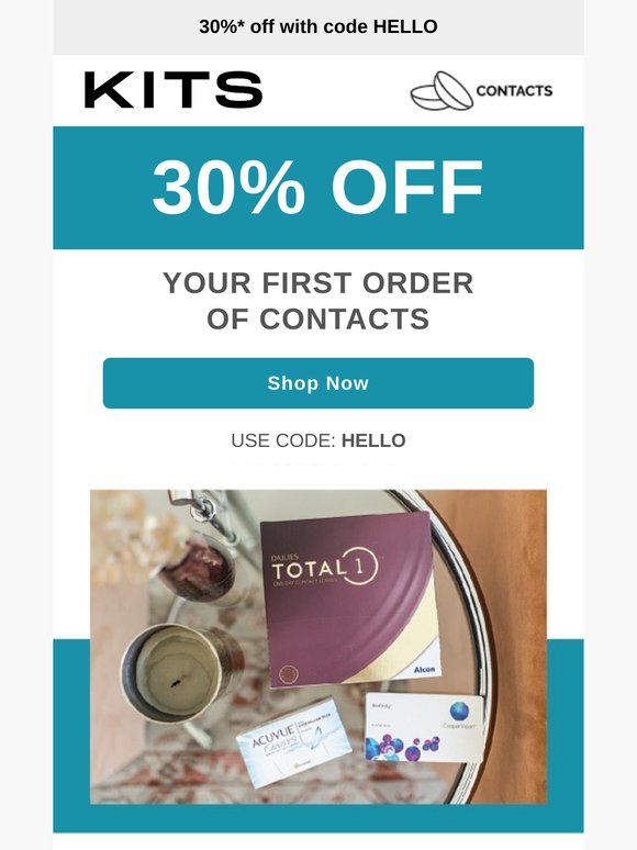 Your contacts are on sale today