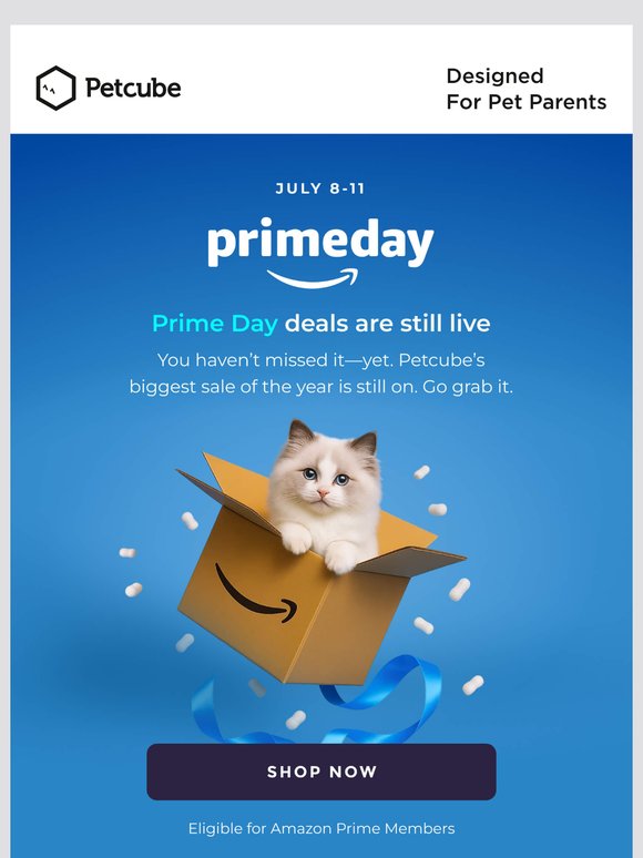Our Prime Day Deal? 20% OFF smart pet tech.