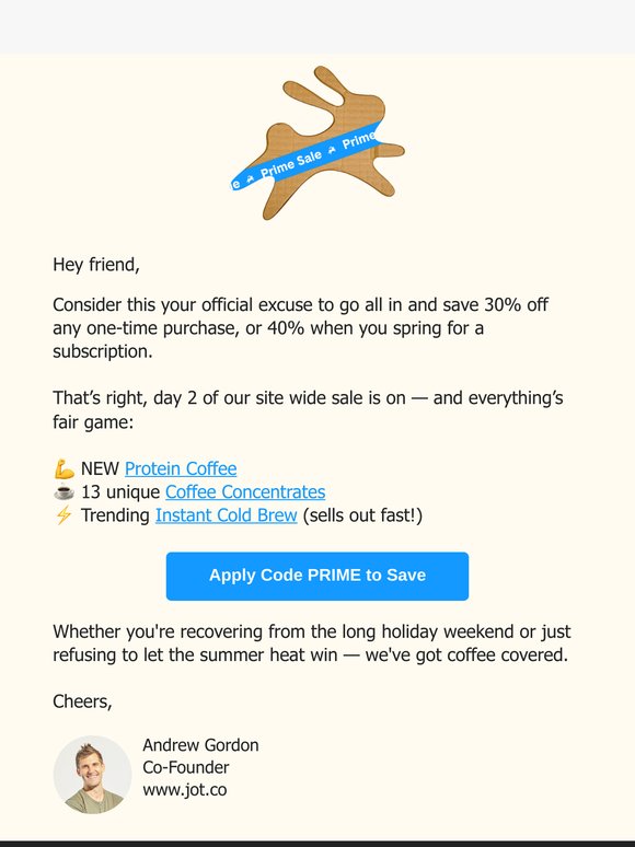 Reminder to save up to 40% off