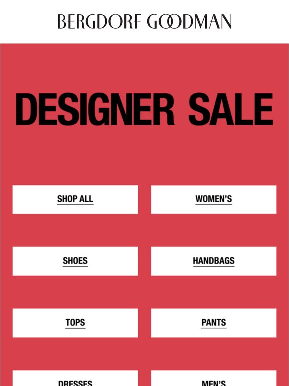 Designer Sale: Up to 60% Off