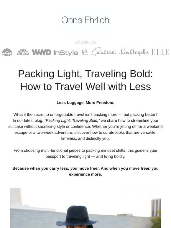 Travel Light, Live Large — Discover the Art of Bold Packing
