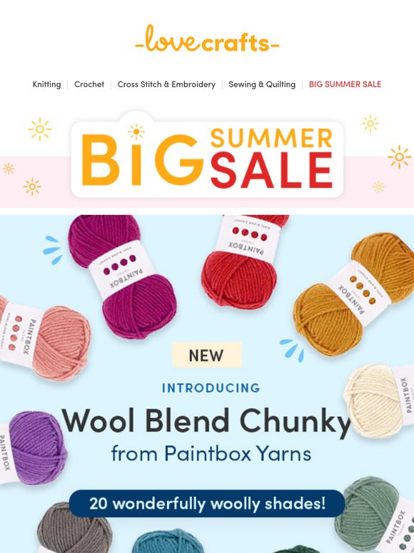 Introducing the NEW Wool Blend Chunky! 35% off!