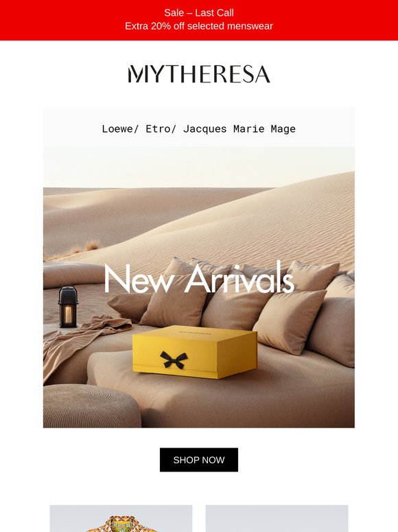 Just in: Loewe, Etro, Jacques Marie Mage