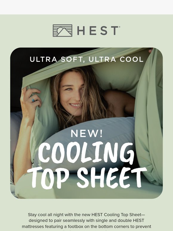 The Coolest Top Sheet of the Summer ❄️