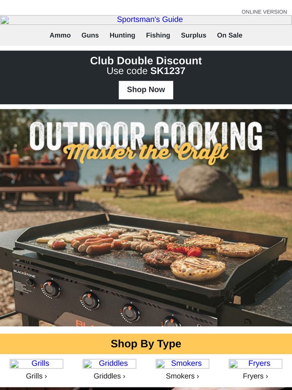 Club Double Discount >>  Backyard Cooking