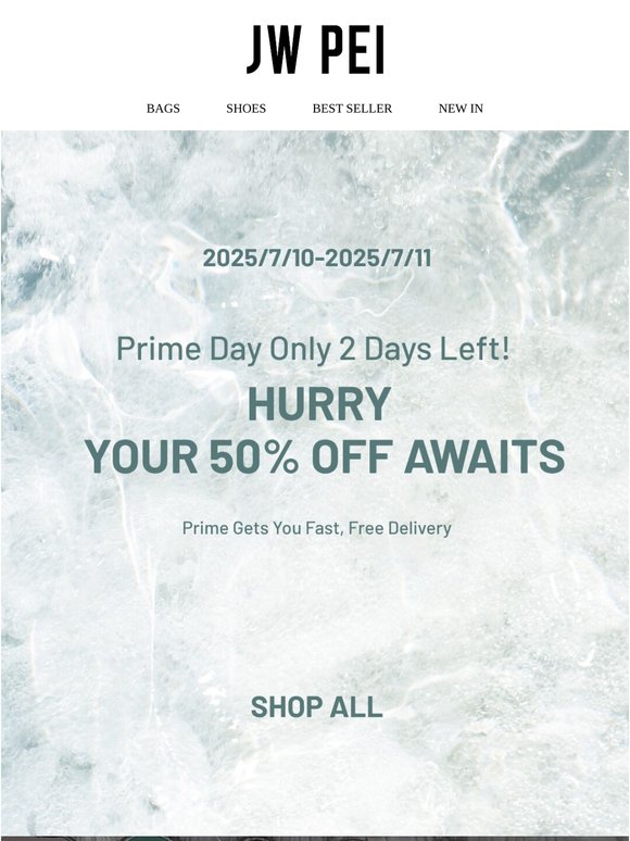 Hurry!⏳Only 2 Days Left – Save Up to 50% on Prime Day!