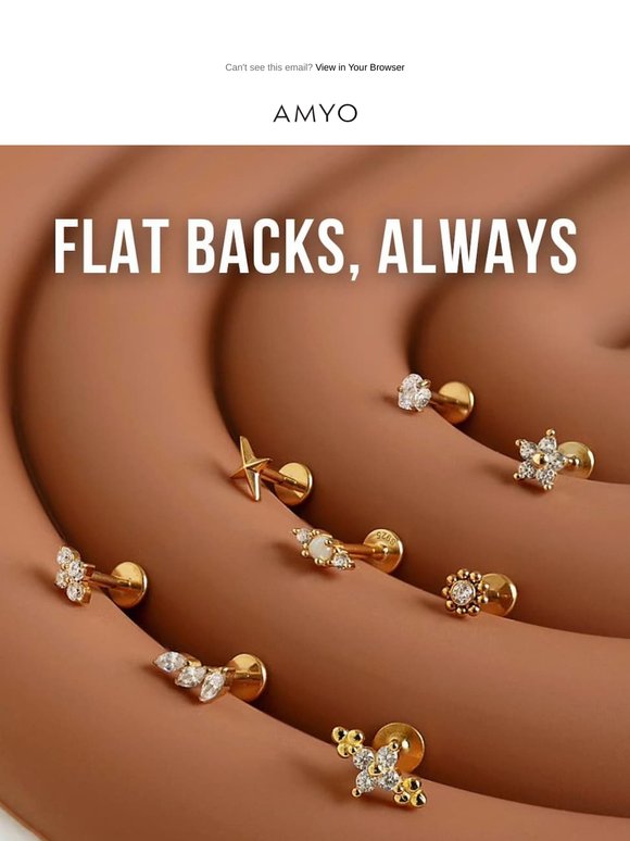 Flat Backs. Everyday. Always. 🌟
