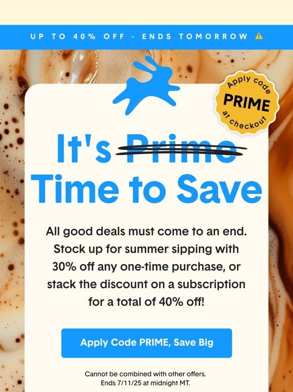 Final day to save 40% off ‼️