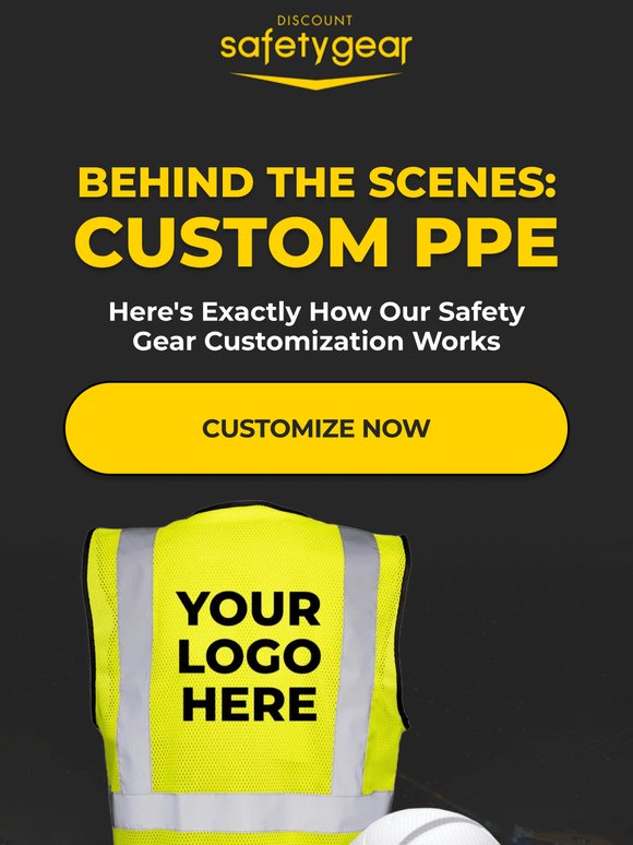❌ Plain PPE vs. Branded PPE ✅