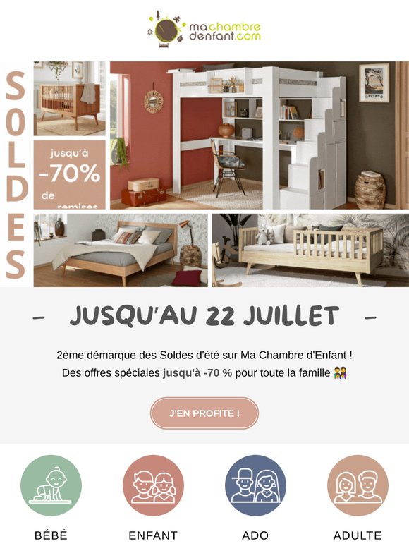 📢 Soldes : 2ème démarque jusqu'à -70 % !