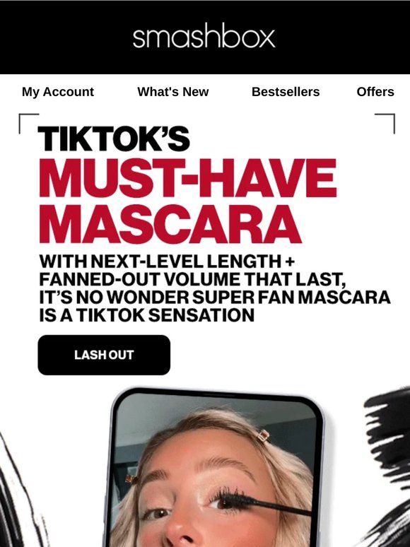 Super Fan mascara = the falsie look without the fuss