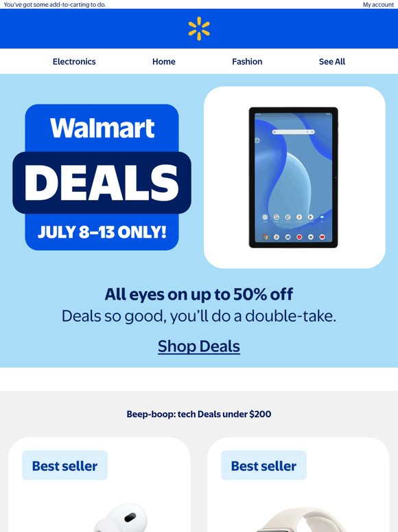 HUGE DEALS won’t shop themselves 📌