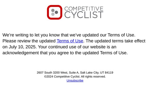 We’ve updated our Terms of Use