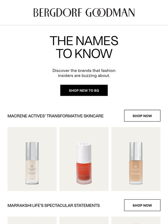 The New Names to Know