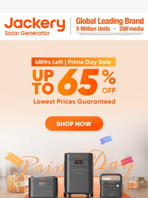 ⏳ 48 Hours Left | Up to 65% OFF + Limited-Time Free Gifts!