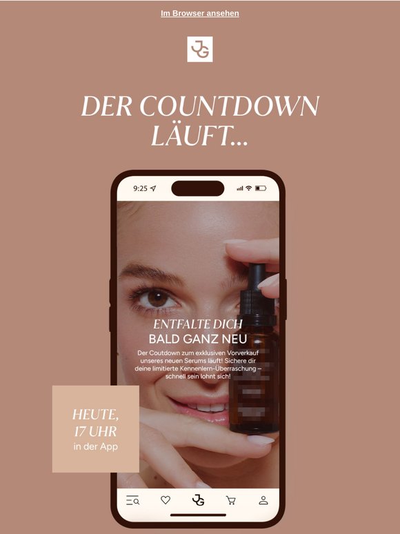 Bereit für unser neues Serum? ⌛