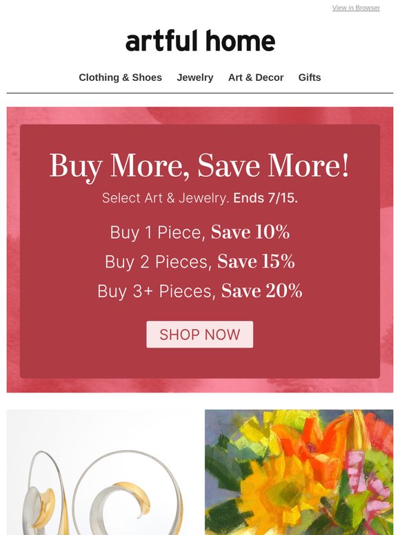 Starting Now: Save Up to 20% Off!