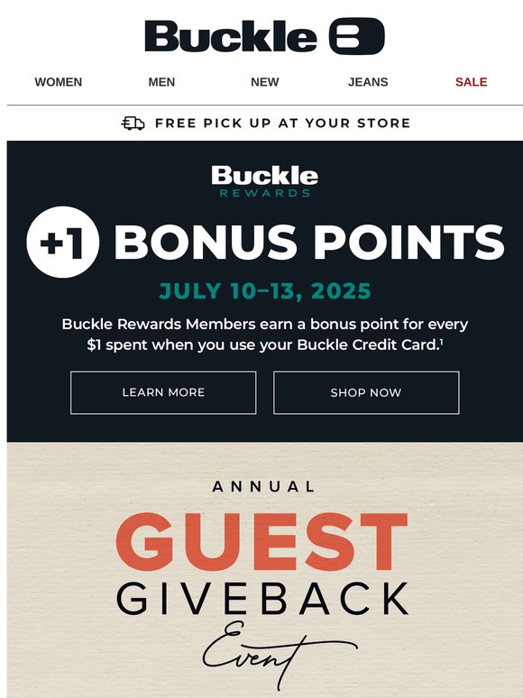 The Annual Guest Giveback Event Starts Today