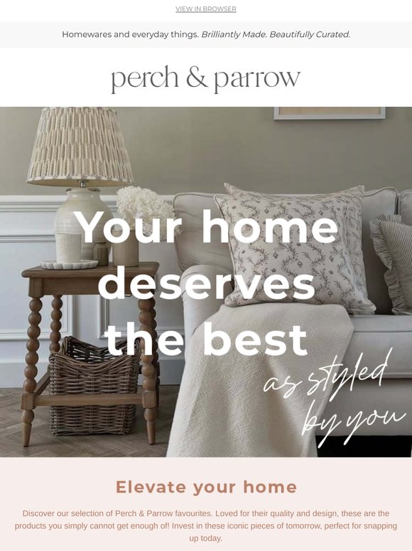 Your home deserves the best