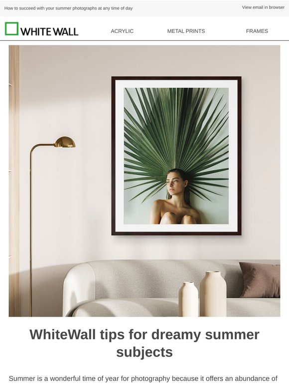 Tips for summer photography: perfect shots at any time of day!