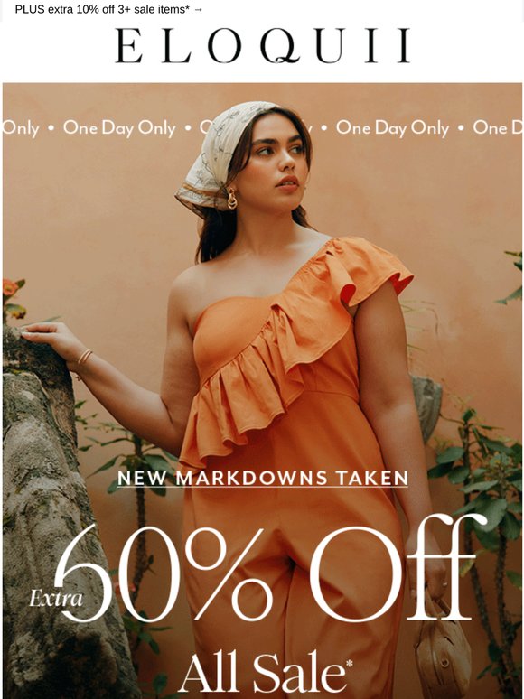 EXTRA 60% OFF SALE TODAY ONLY