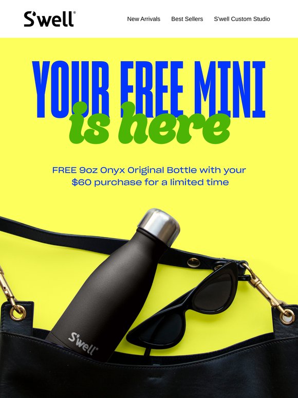 Get A FREE 9oz Bottle With Your Purchase