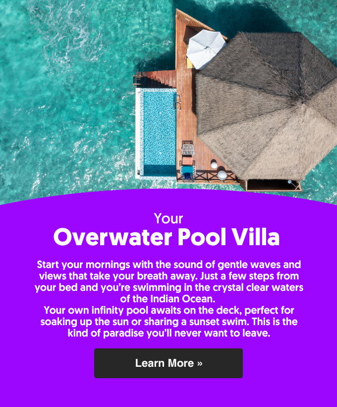 Your Over Water Pool Villa