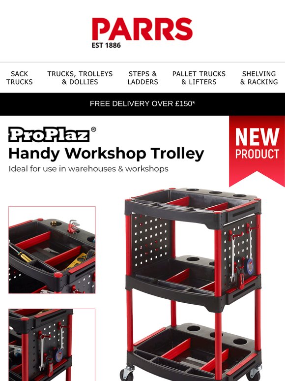 Introducing the NEW Proplaz Handy Workshop Trolley!