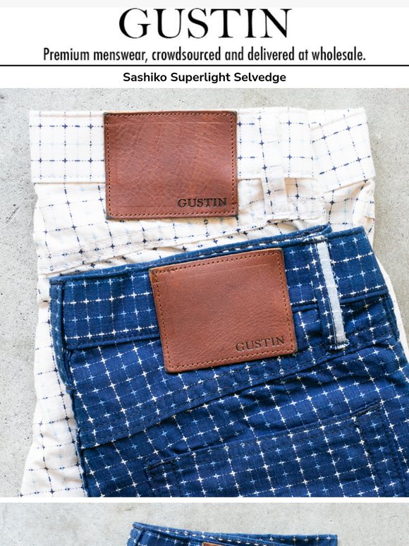 Sashiko Superlight Selvedge - A Lightweight With Heavy Character