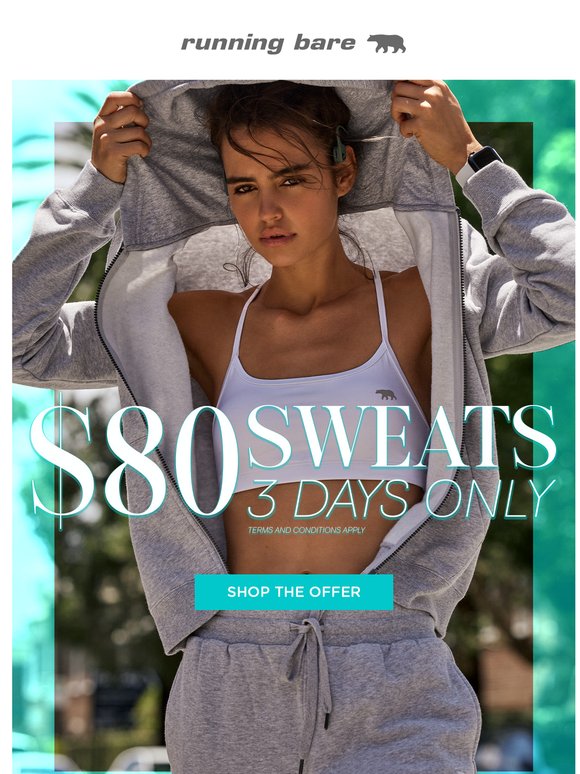 $80 Sweats Flash Sale Now Live!