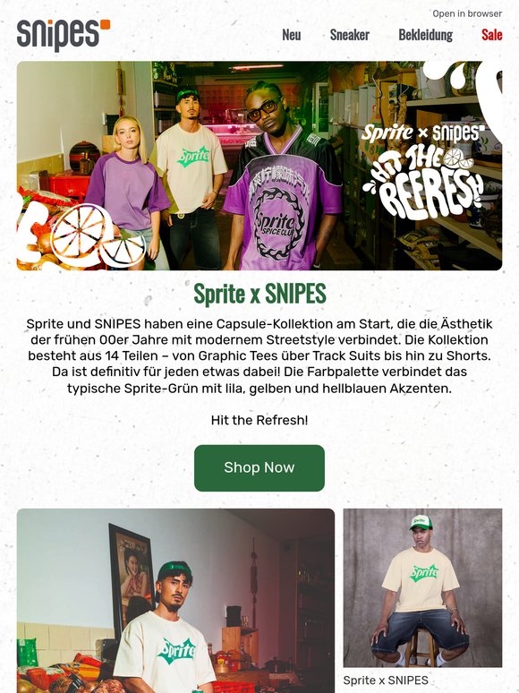 💚 Sprite x SNIPES: Hit the Refresh!