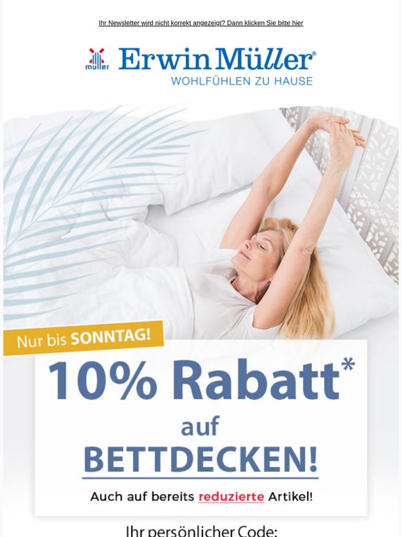 Luftig-leichte Bettdecken für traumhafte Sommernächte!