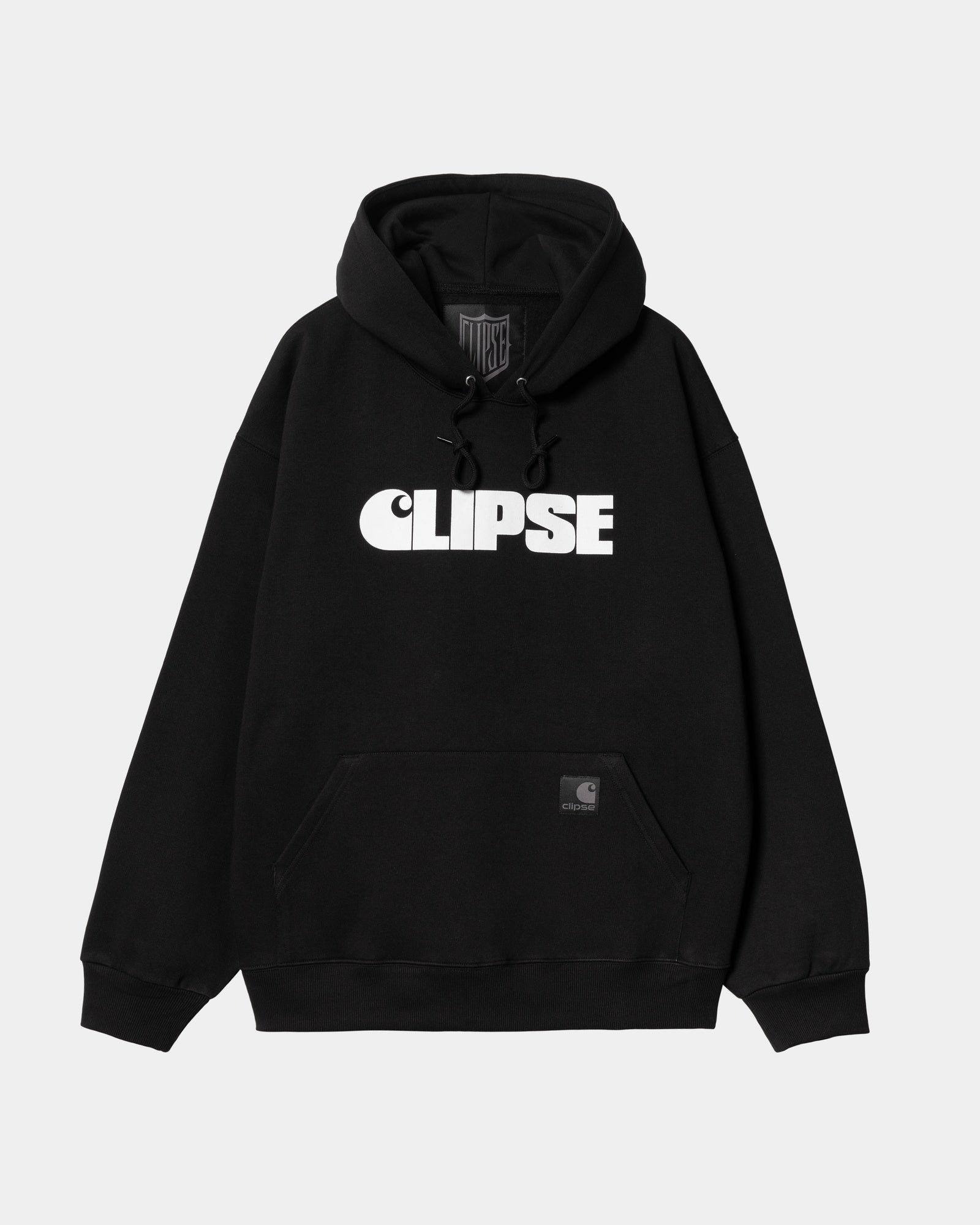 CLIPSE x Carhartt WIP Let God Sort Em Out Hooded Sweatshirt | Black / White