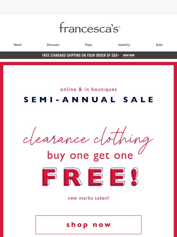 🤩Hurry! Clearance Clothing BOGO FREE! 🤩
