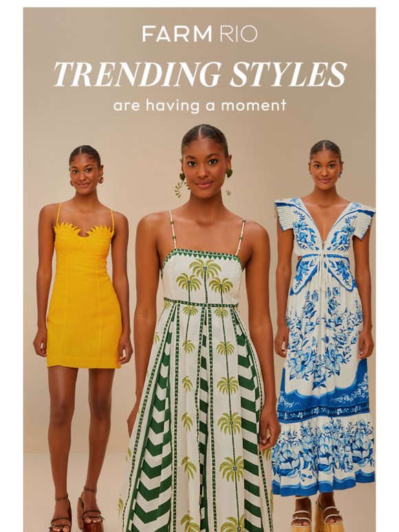 Trending styles are having a moment