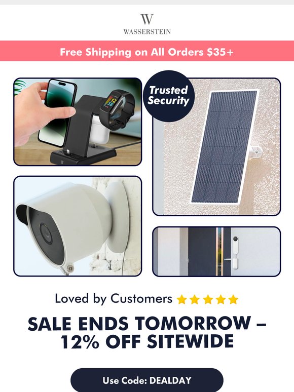 Hurry! 12% OFF Ends Tomorrow!