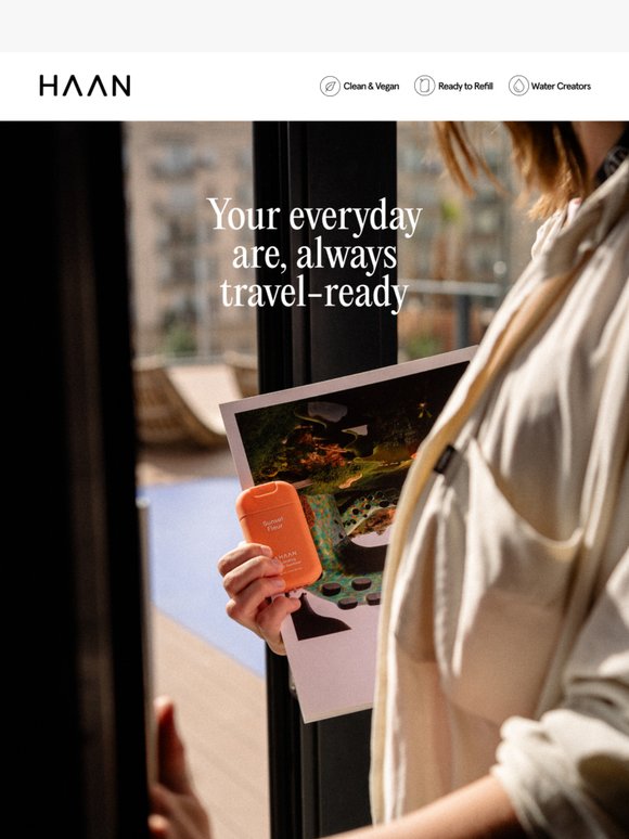 Your everyday care, always travel-ready.