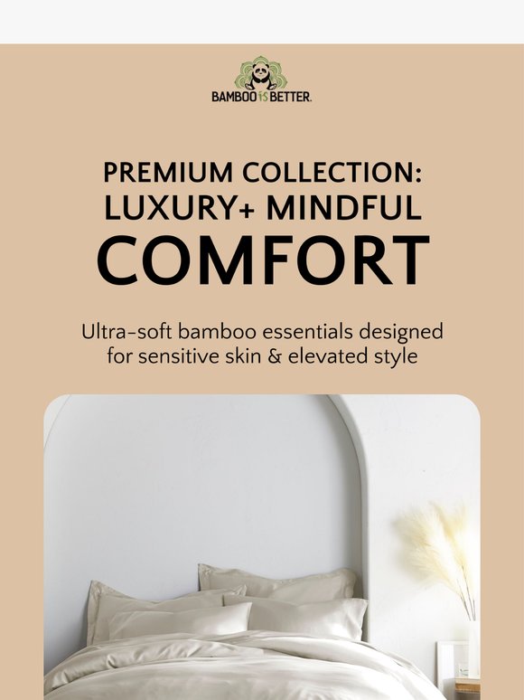 ✨ Experience Next-Level Bamboo Luxury